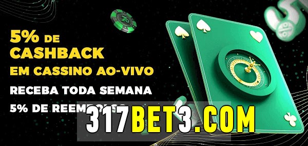 Promoções do cassino ao Vivo 317bet 
